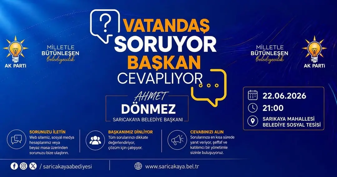 Sarıcakaya'da Hemşehrilerle Buluşma Etkinliği Düzenlendi