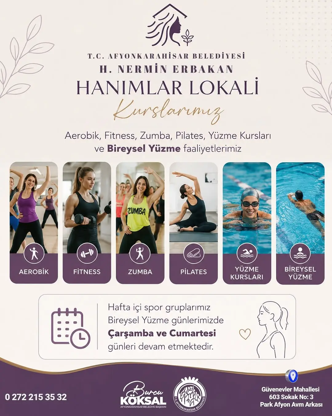Afyonkarahisar'da Kadınlar İçin Spor Faaliyetleri
