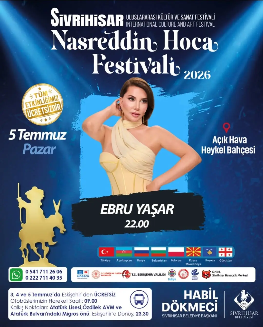 Sivrihisar'da Ebru Yaşar Konseri
