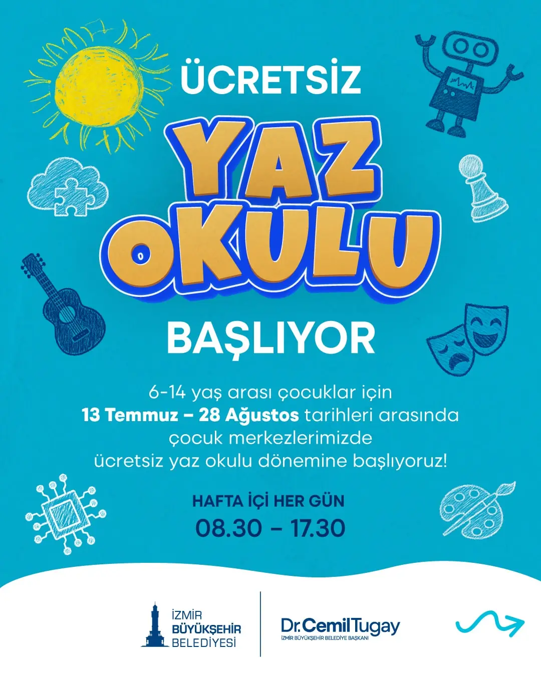 İzmir'de Ücretsiz Yaz Okulu Programı Başlıyor