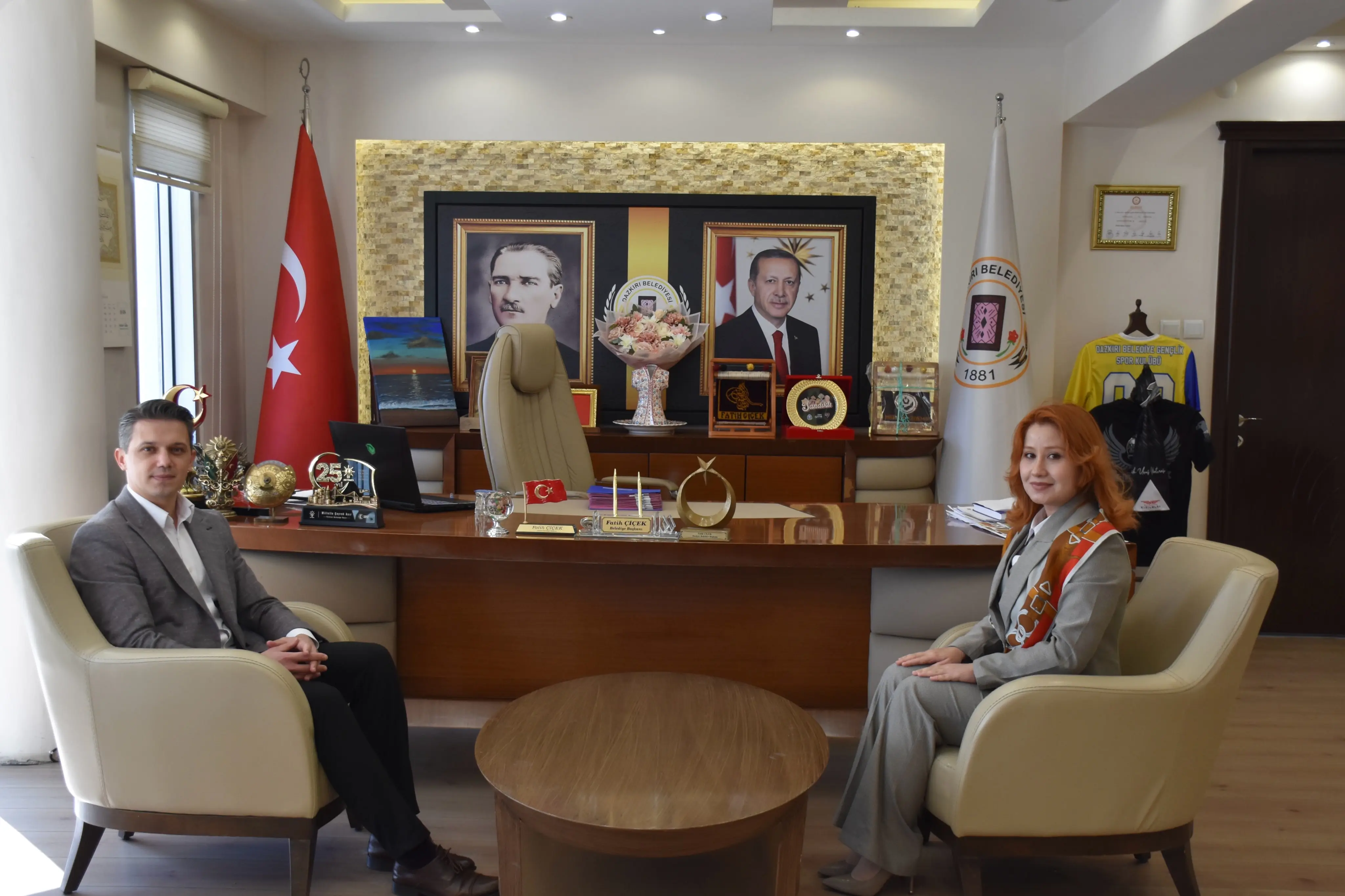 Kaymakam Merve Bayrı, belediyeyi ziyaret etti