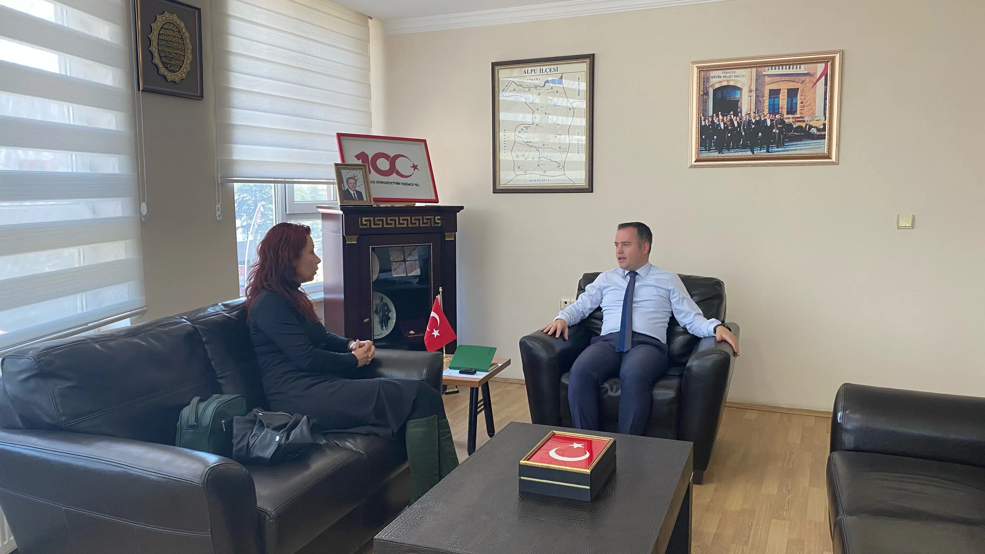 Kaymakam Taha Furkan Sönmezel Ziyaretleri Kabul Etti
