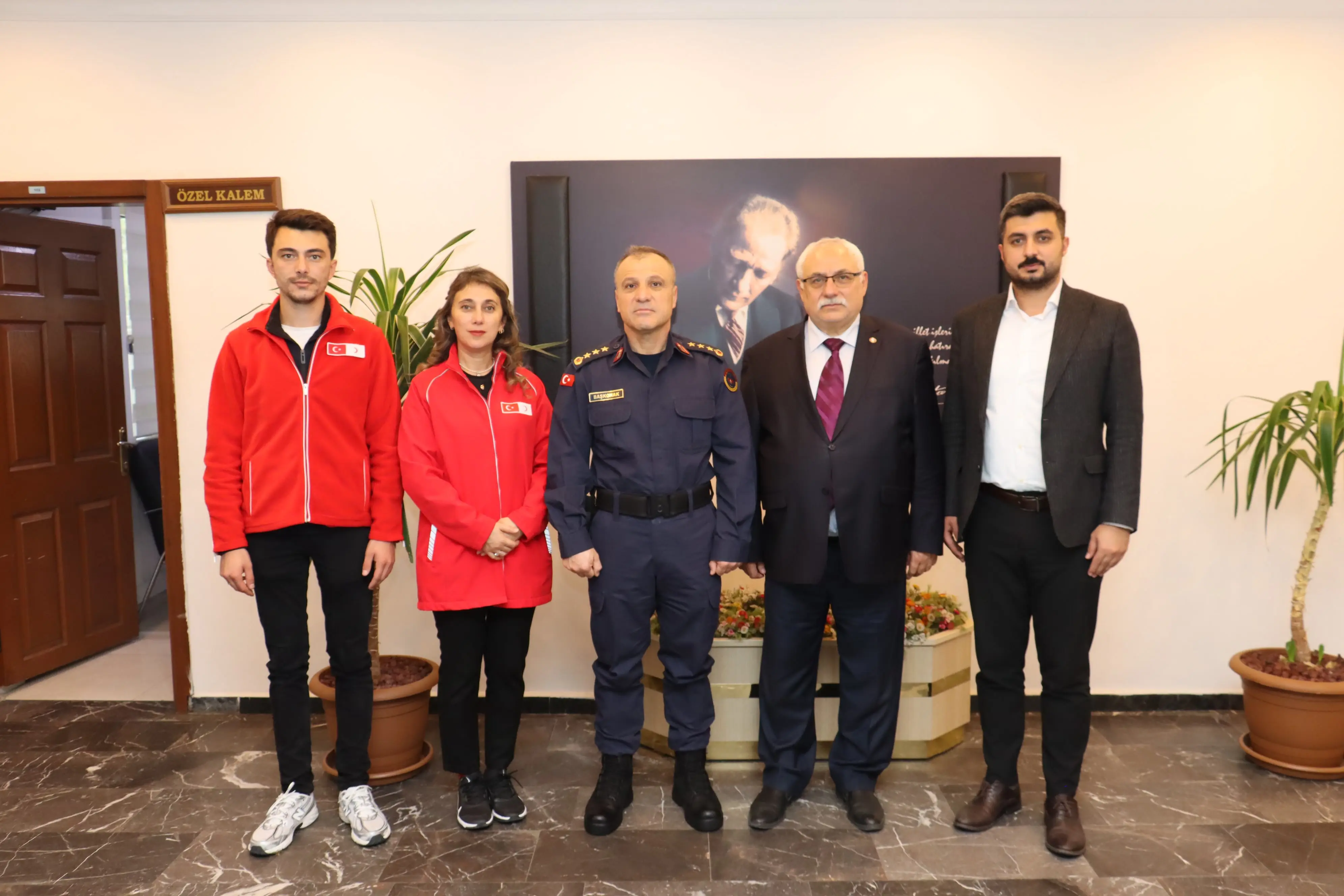 Jandarma Komutanı Uğur Başkonak'a Ziyaret Gerçekleştirildi