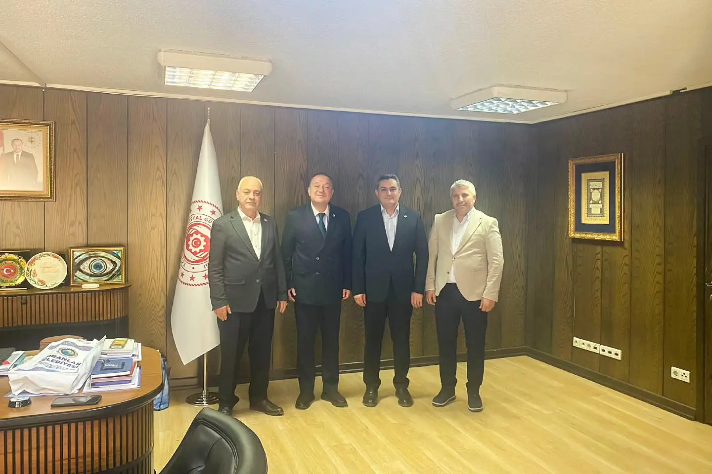 Murat Yeşil ve Cengiz Ceylan'dan Bakanlık Ziyareti