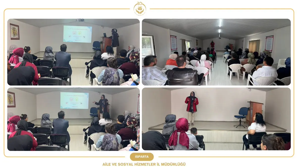 Şarkikaraağaç'ta Aile Eğitim Programı Düzenlendi