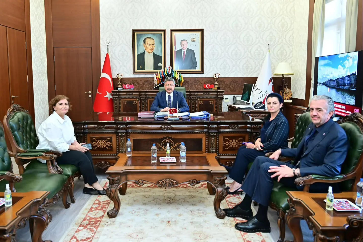 Vali Dr. Erdinç Yılmaz'a ziyaret gerçekleşti