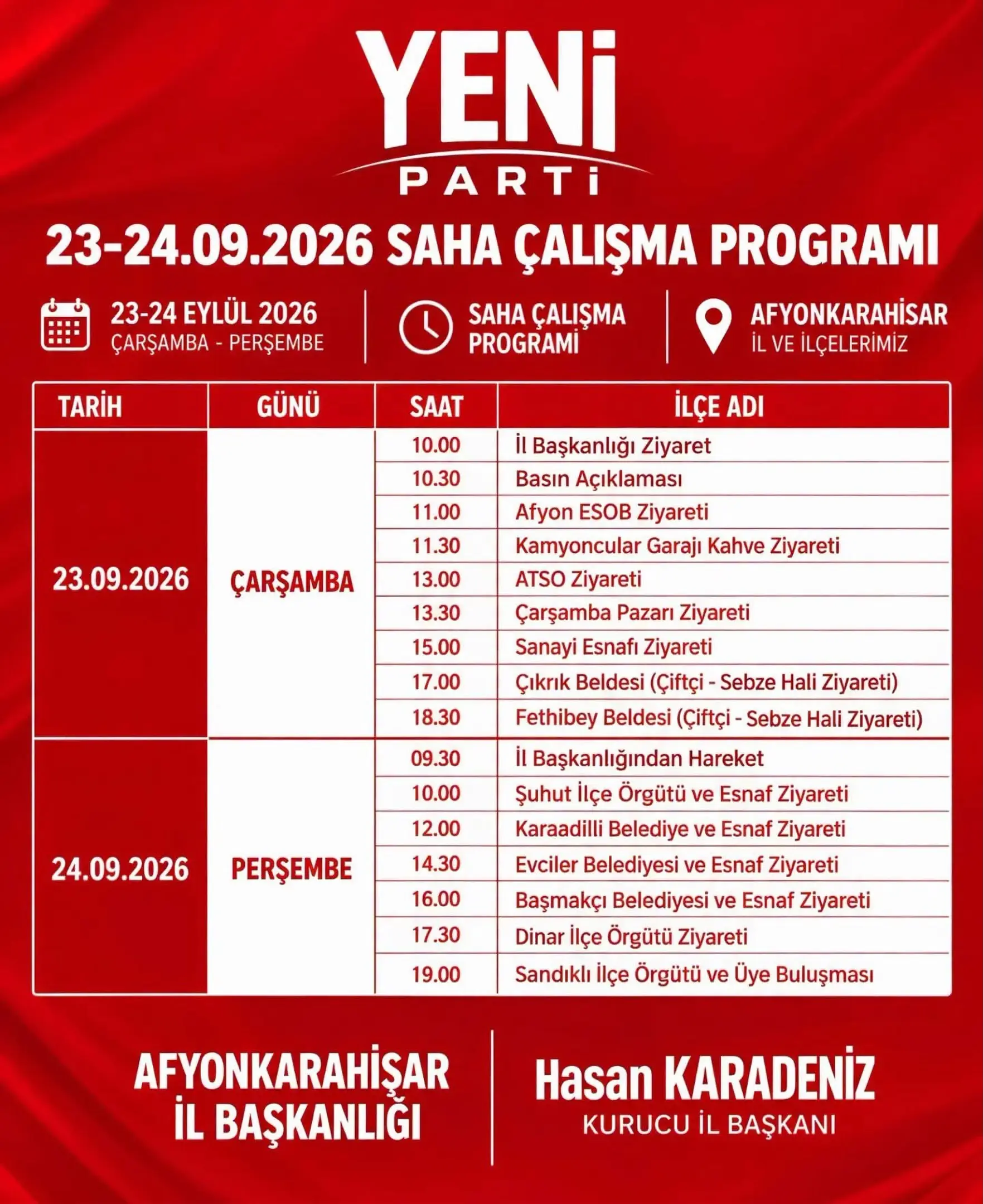 İbrahim Arslan'dan Afyonkarahisar Ziyareti