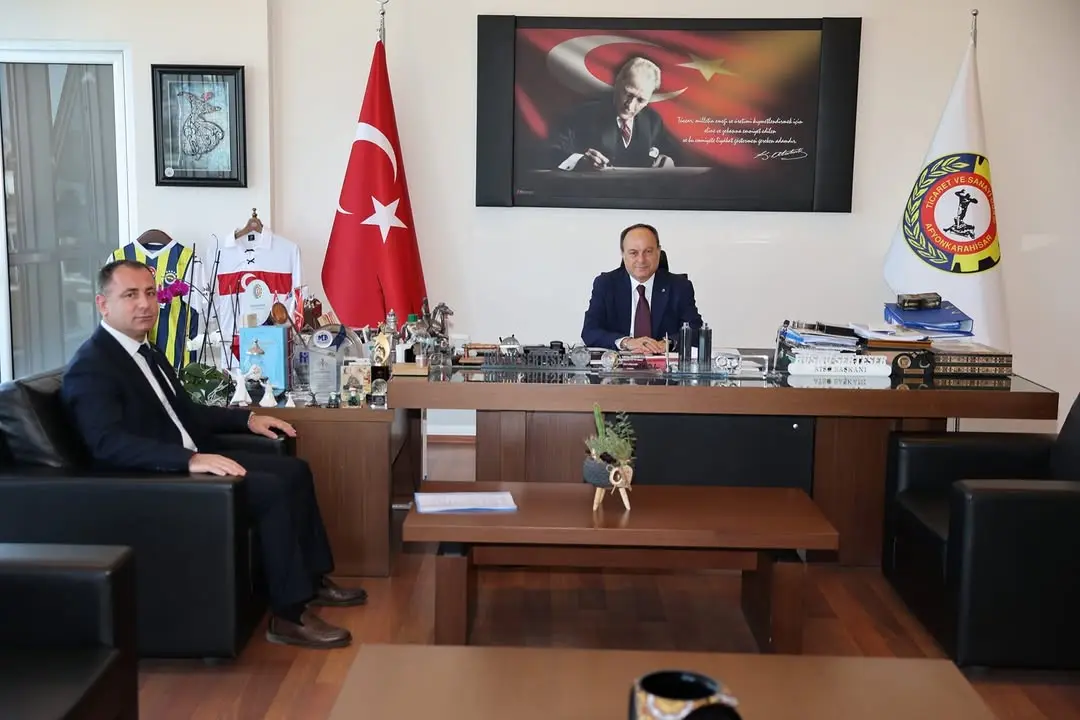 Afyonkarahisar Ticaret İl Müdürü'nden ziyaret
