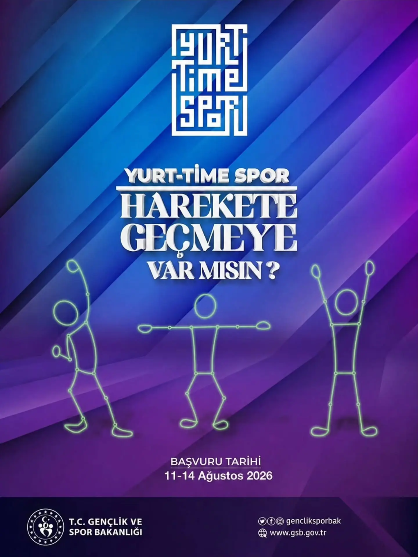 KYK Yurt Time Spor Projesi Başvuruları Başladı
