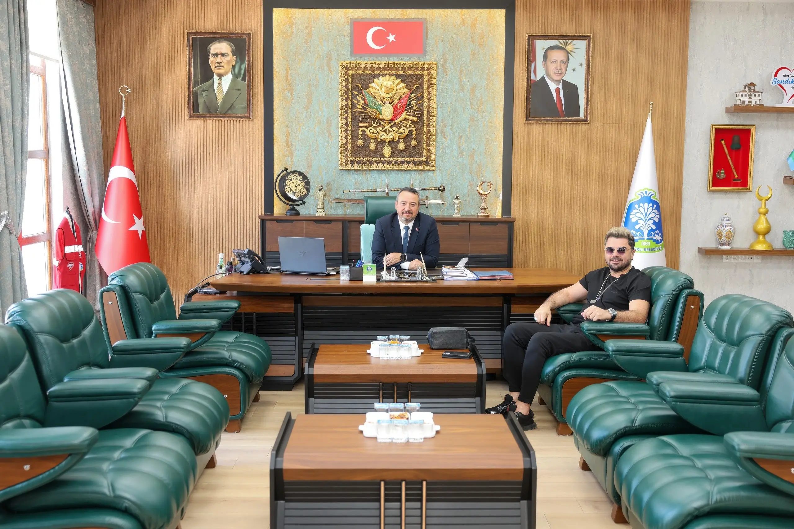 Gökhan Akar, Başkan Öztaş'ı ziyaret etti