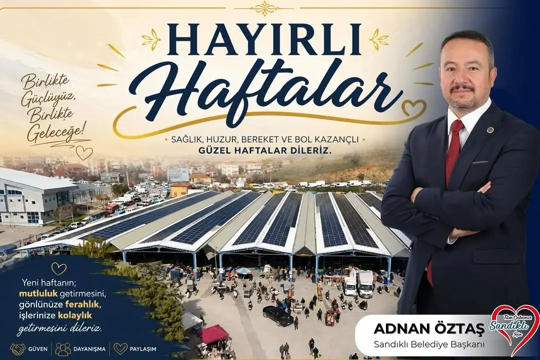 Sandıklı Belediyesi'nden güzel hafta dileği