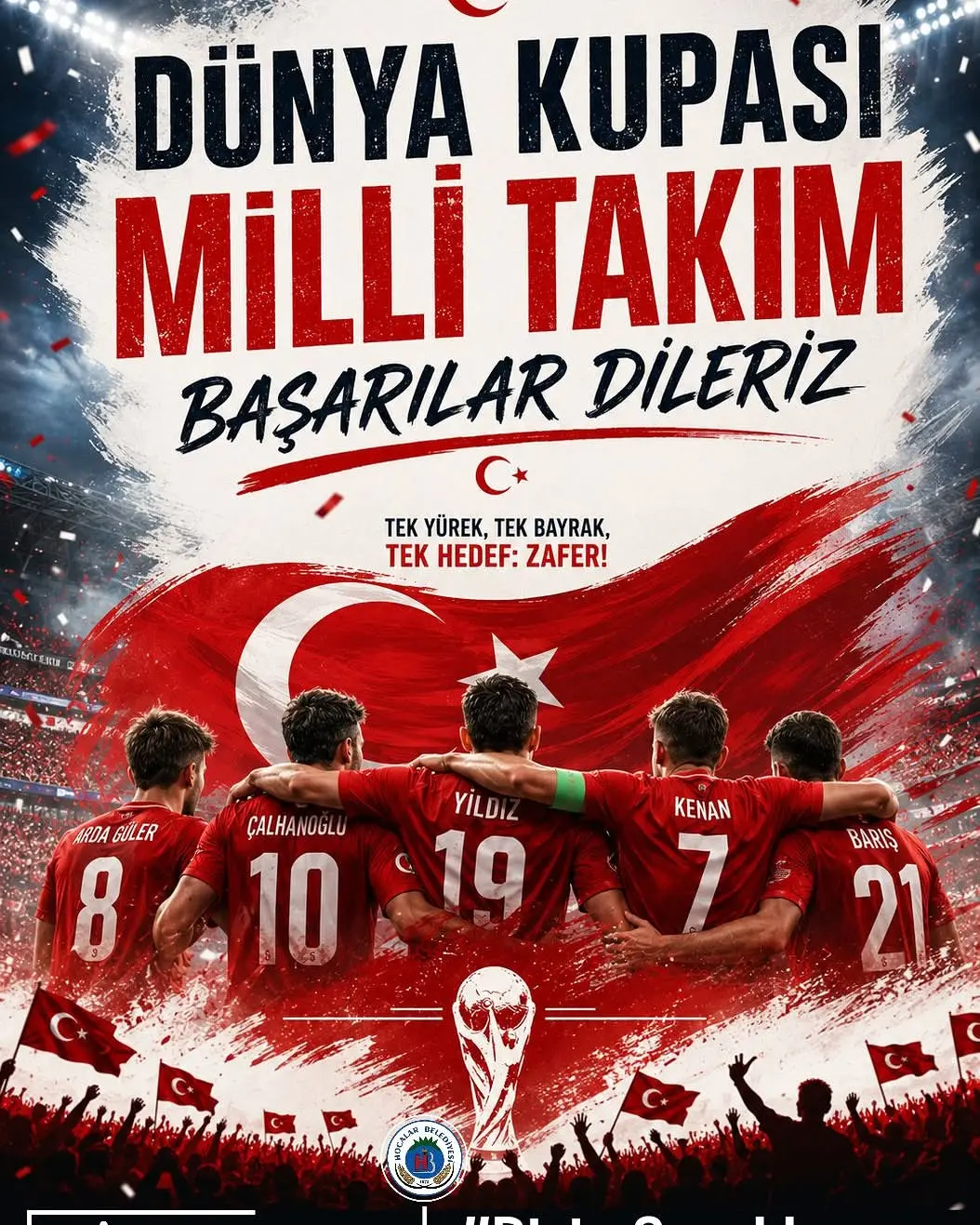 Hocalar Belediyesi'nden Millî Takıma Destek