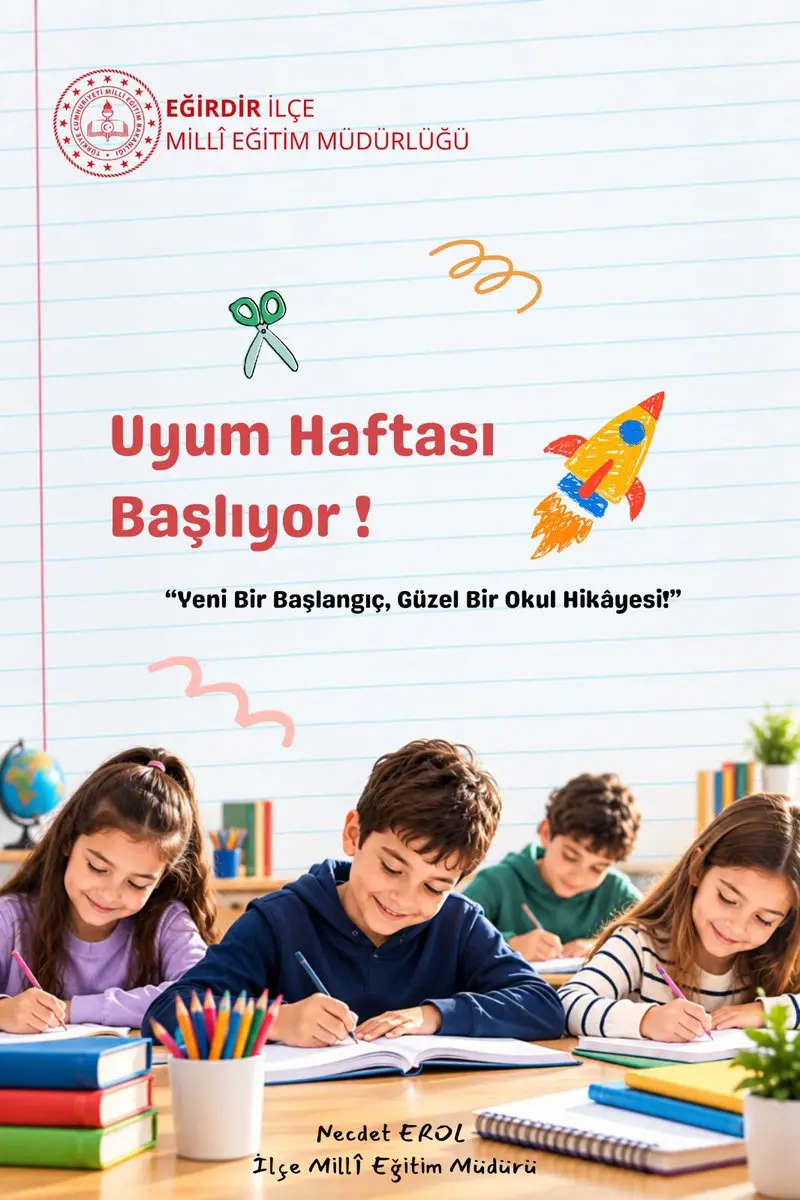 Eğirdir'de Okula Uyum Haftası Başladı