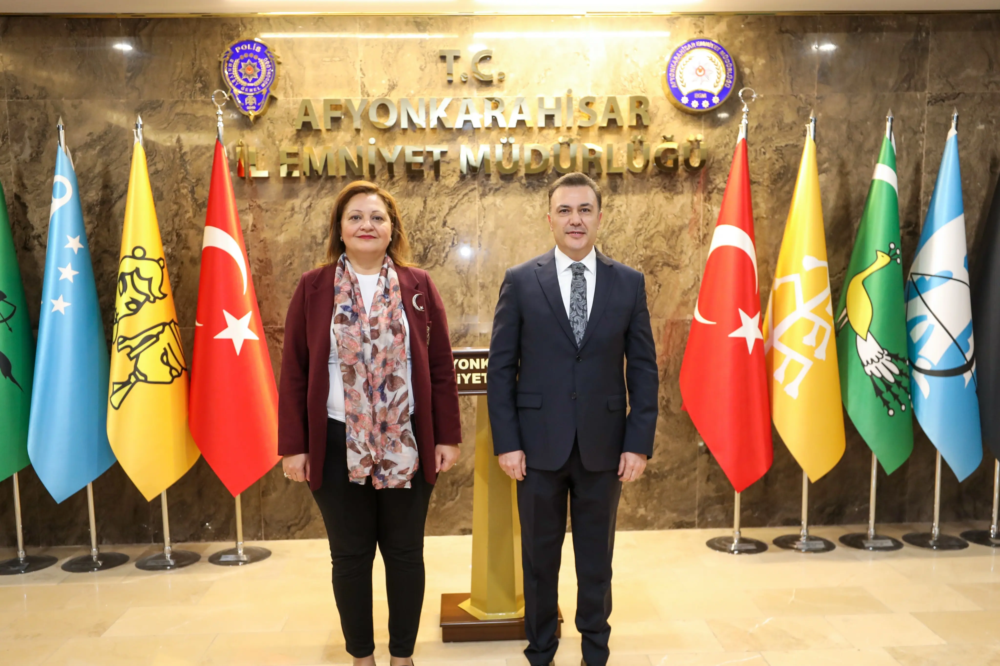 Afyonkarahisar'da yeni İl Emniyet Müdürü ziyaret edildi