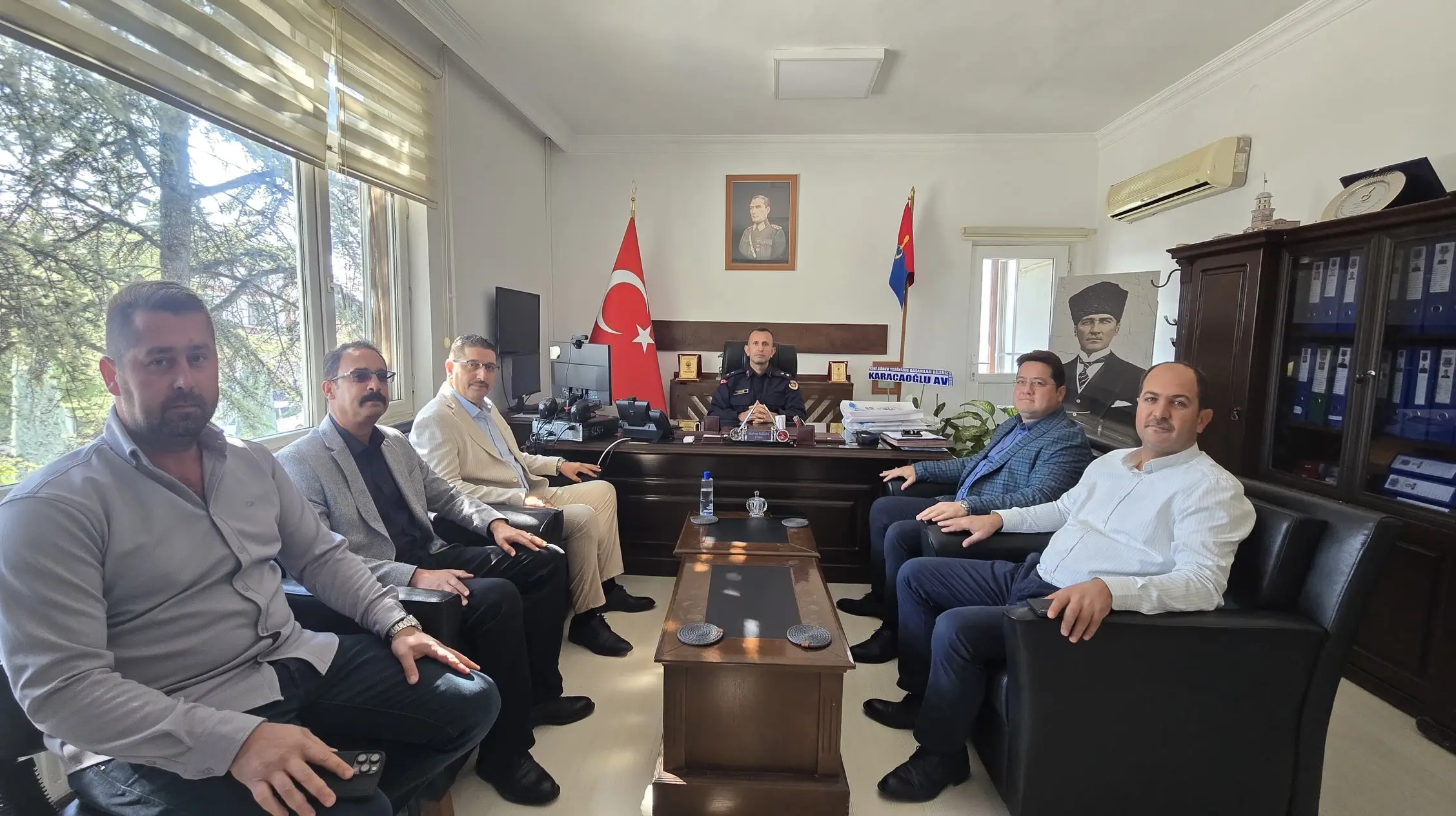 Bolvadin Belediyesi'nden Jandarma Komutanına Ziyaret
