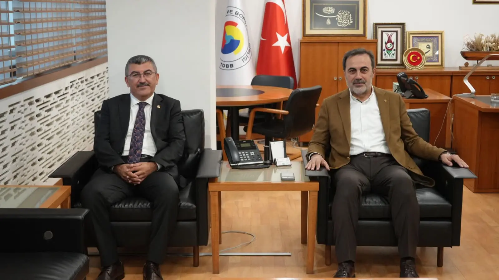 Selçuk Öztürk'e hayırlı olsun ziyareti