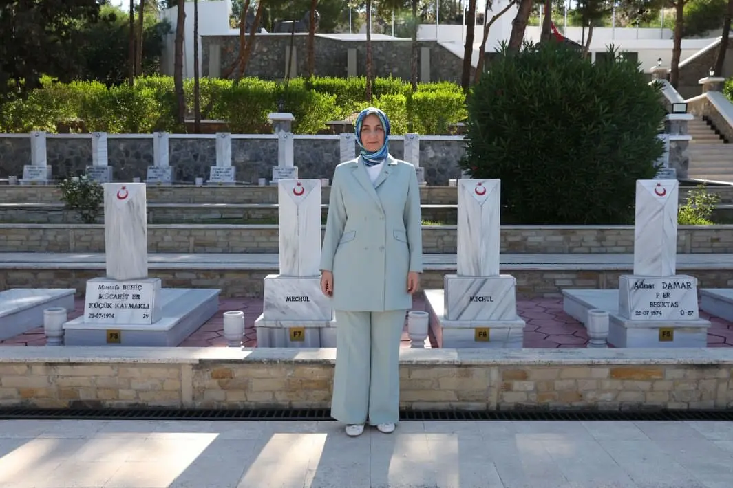 Kuzey Kıbrıs'ta Şehitlik Ziyareti Gerçekleşti