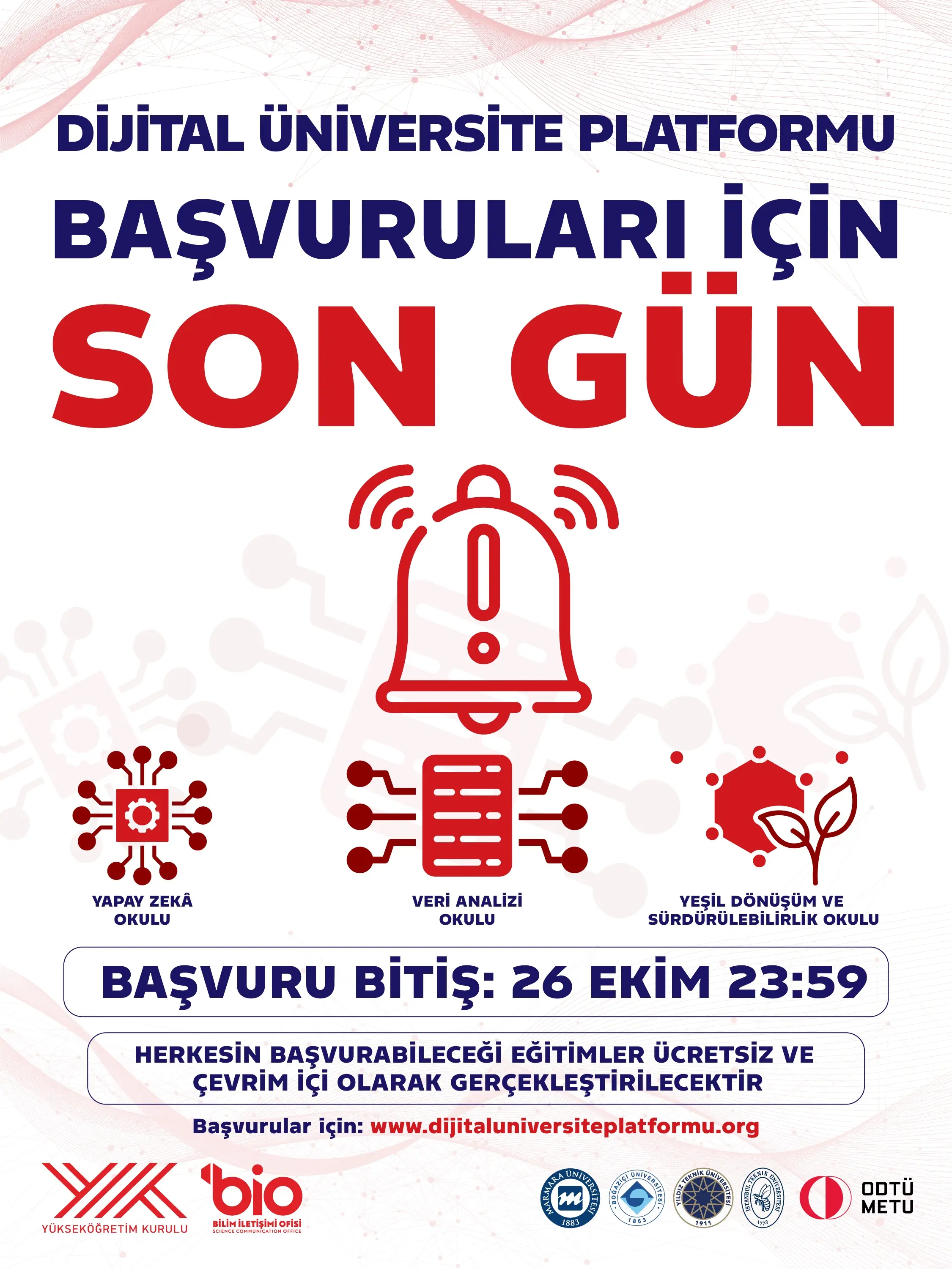 Dijital Üniversite Platformu Başvuruları Başladı
