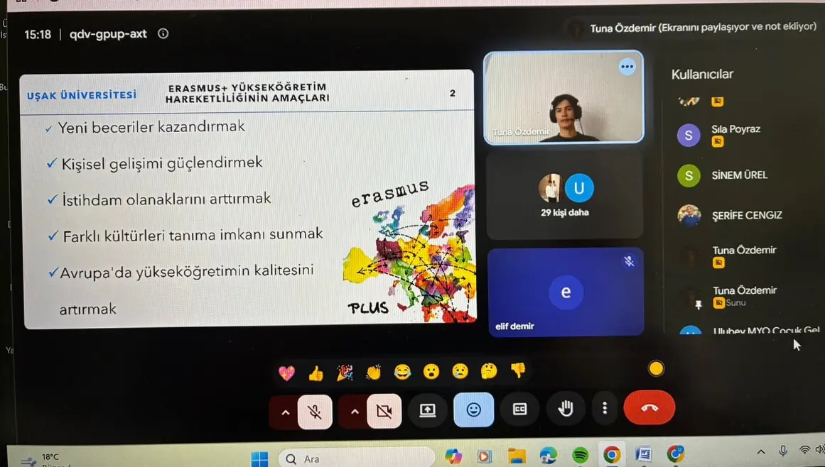 Ulubey MYO'da Erasmus Etkinliği Gerçekleşti