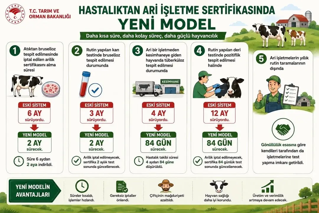 Yeni uygulamalarla hastalıktan ari işletmeler güçleniyor
