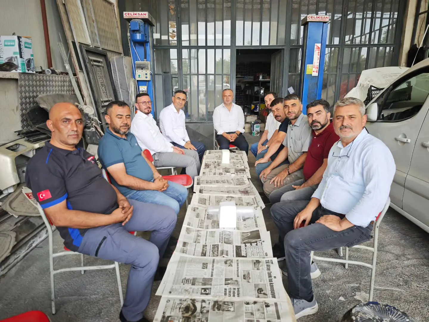 Sanayi esnafına destek ziyaretleri yapıldı