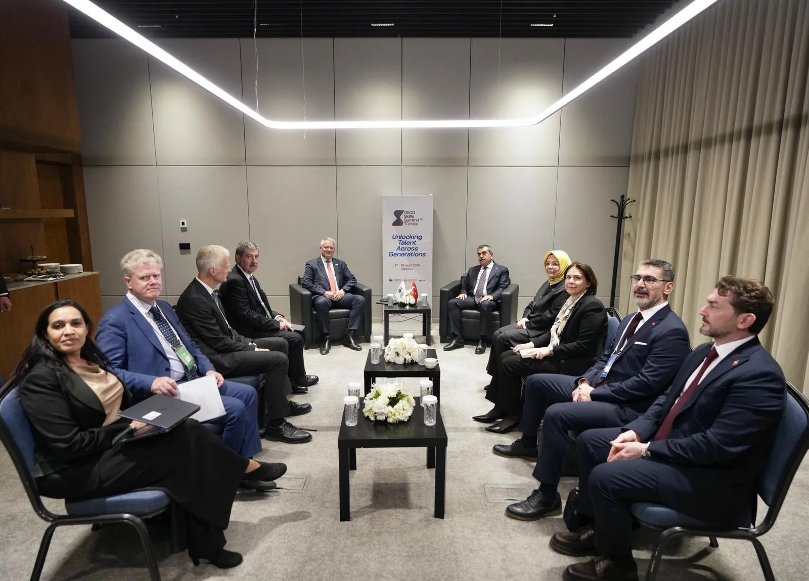 Milli Eğitim Bakanı Tekin OECD Genel Sekreteri ile görüştü