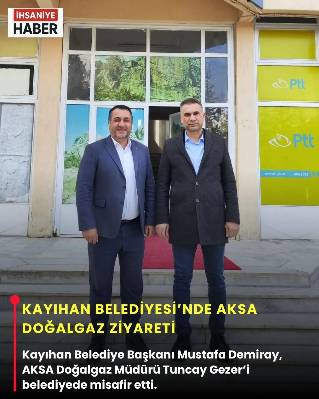 Kayıhan Belediyesi'nde AKSA Doğalgaz Müdürü Ziyareti Gerçekleştirildi