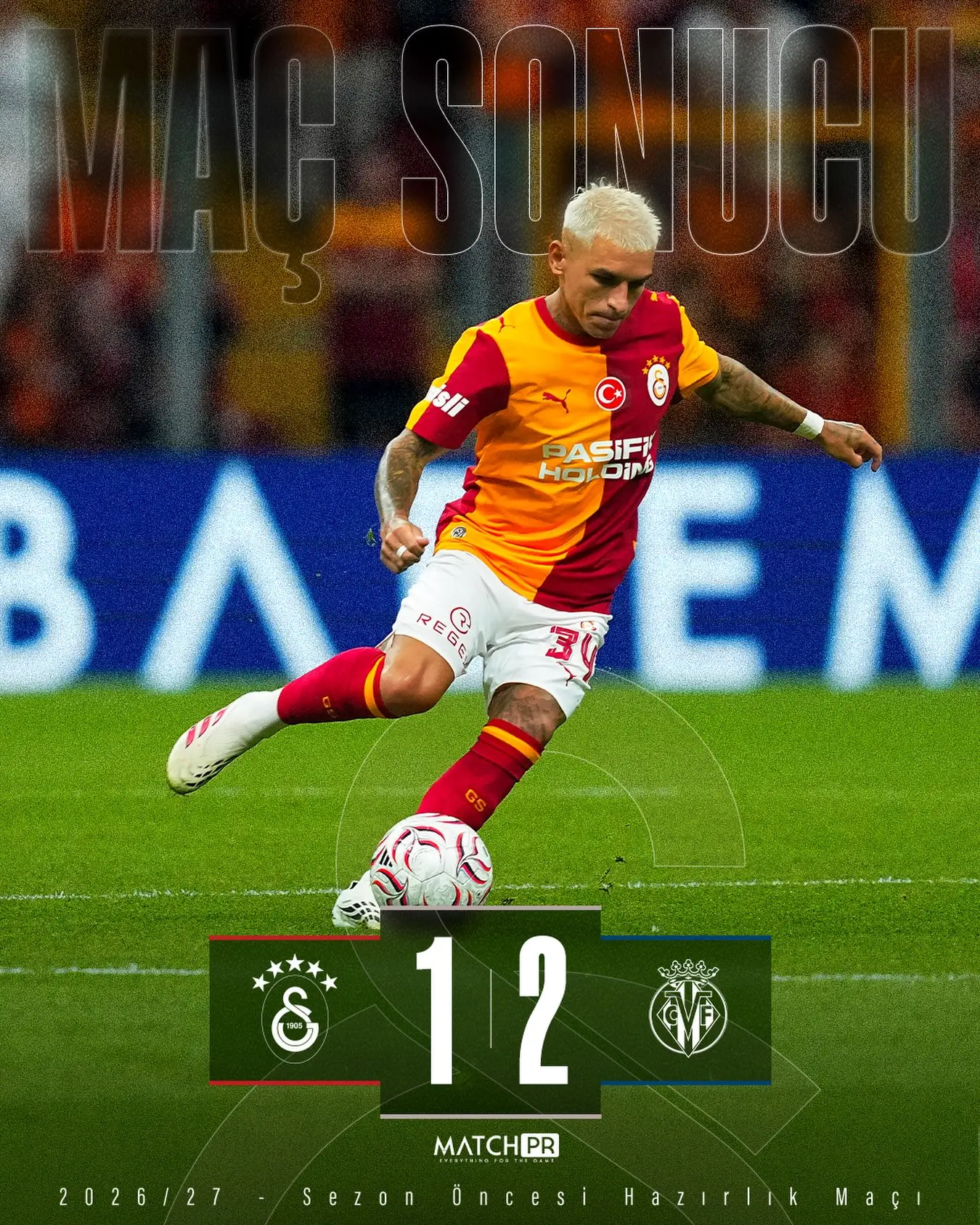 Galatasaray Hazırlık Maçında Yenildi
