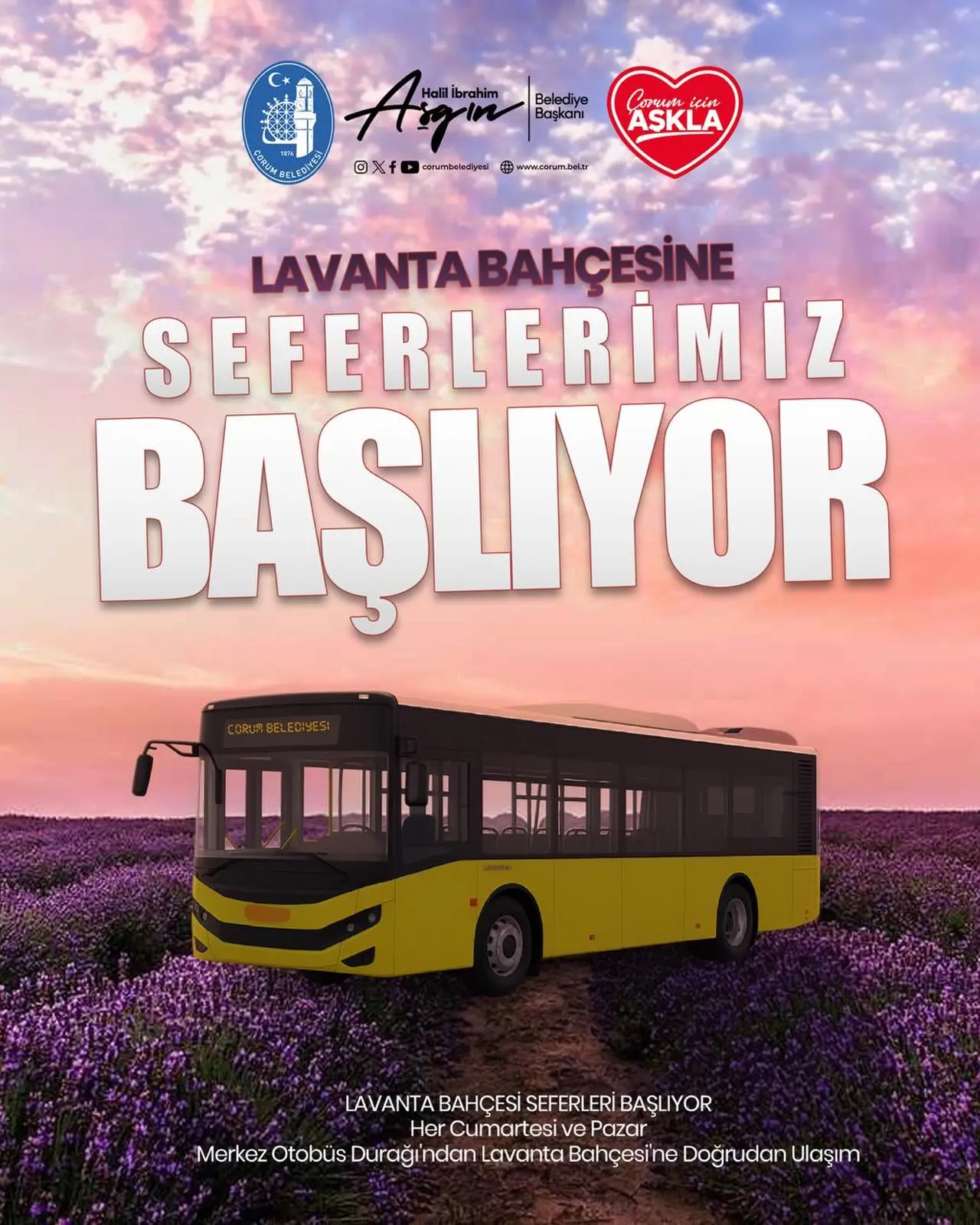 Lavanta Bahçesi'ne Kolay Ulaşım İmkanı