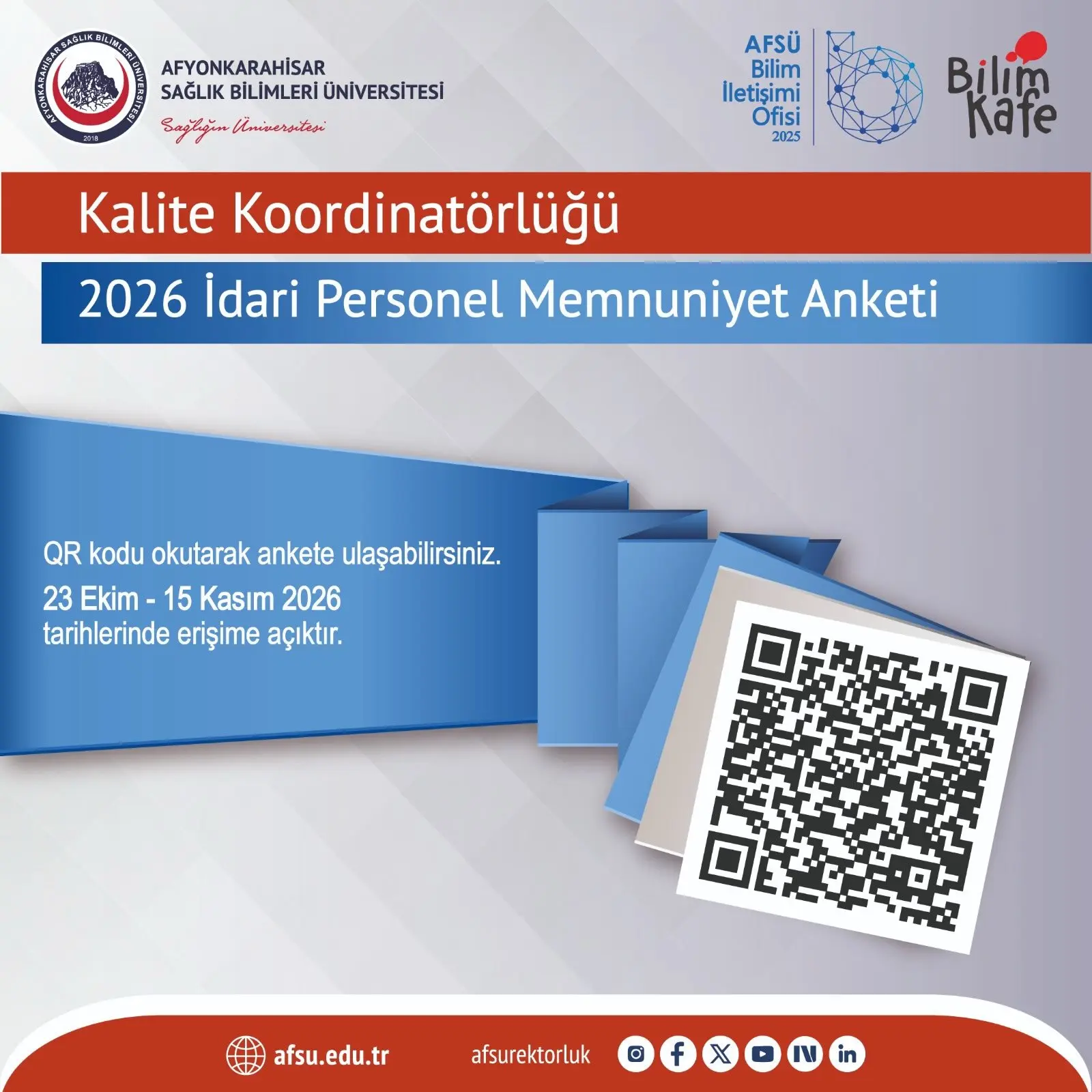 2026 İdari Personel Anketi Başladı