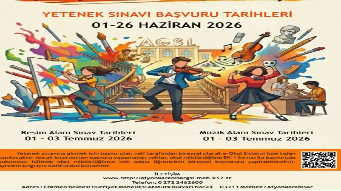 Emirdağ'da 2026 Yetenek Sınavı Kılavuzu Açıklandı