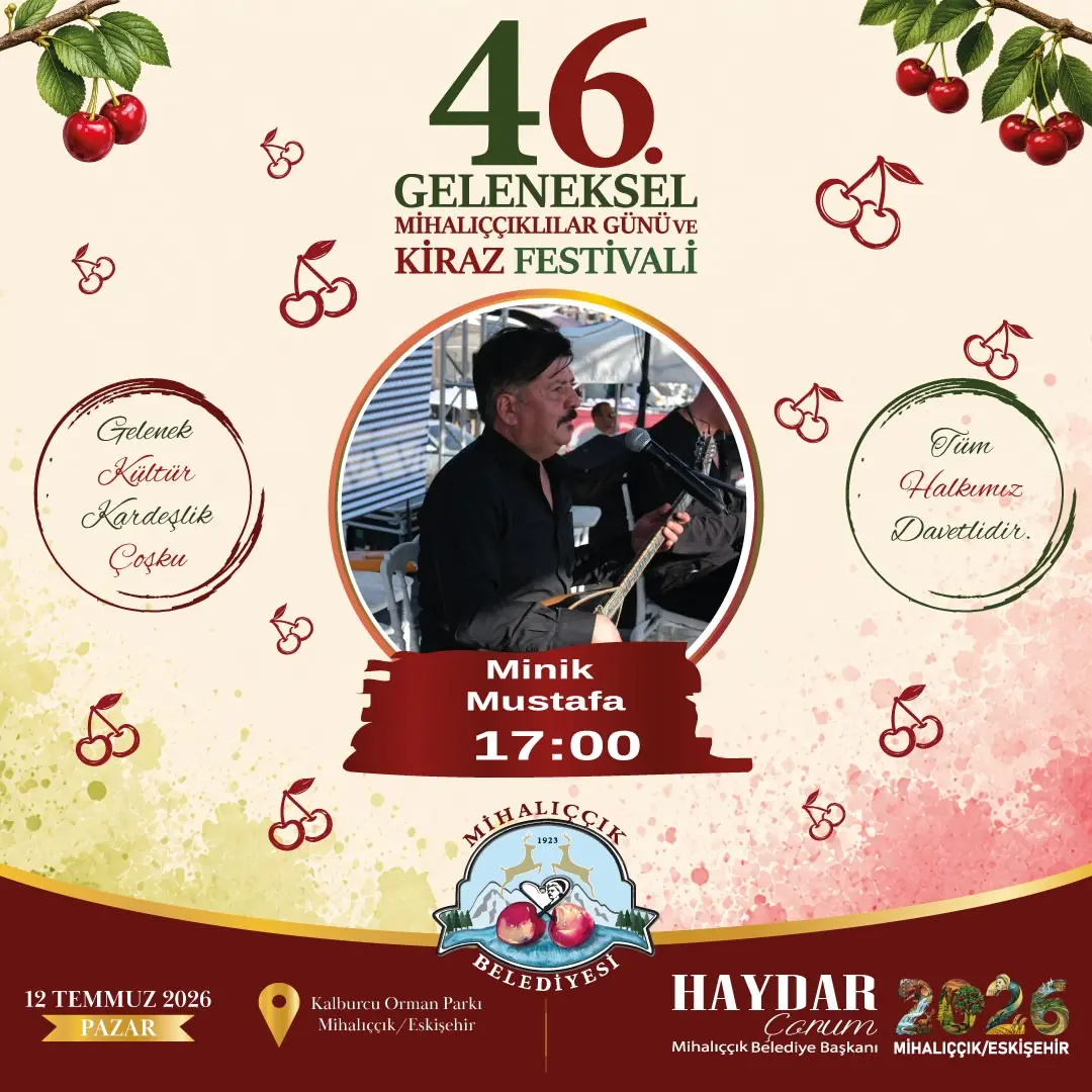Minik Mustafa, Mihalıççık Kiraz Festivali'nde sahne alacak