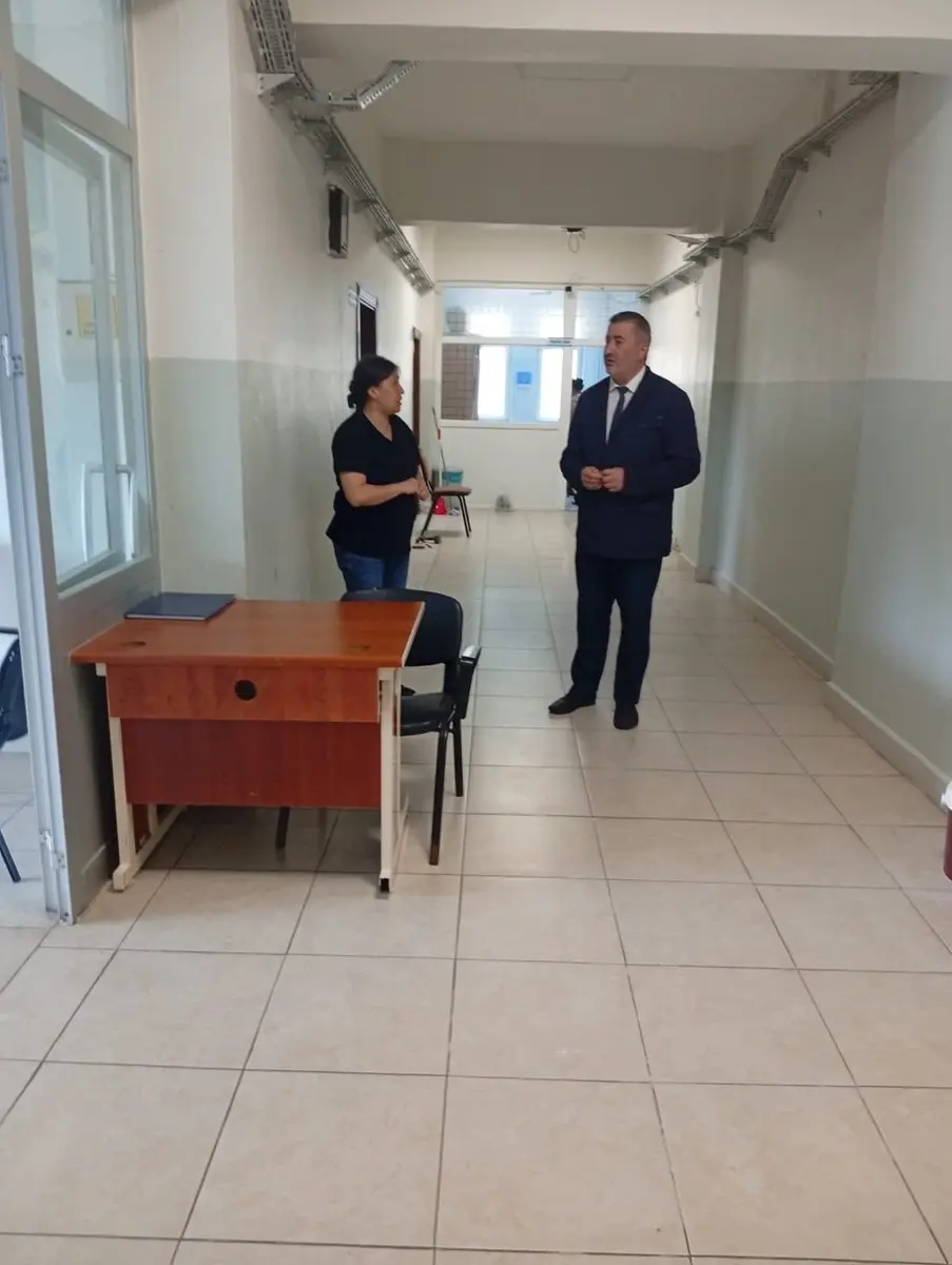 Ulubey'de Okul Bakım Çalışmaları İncelendi