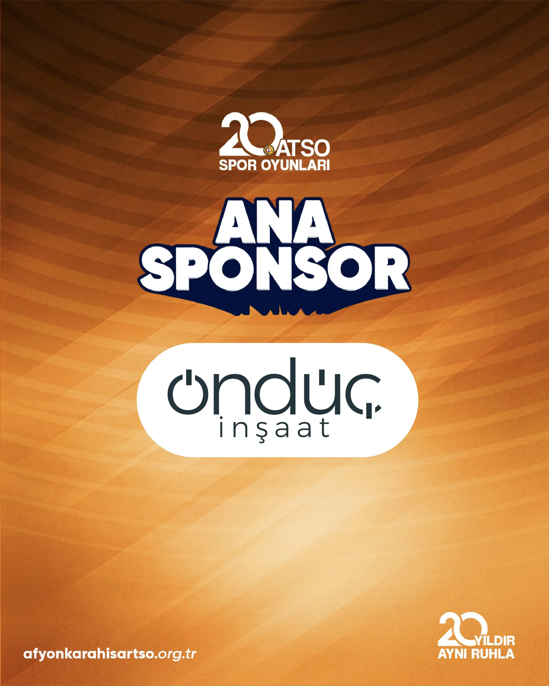 20. ATSO Spor Oyunları Sponsoru Teşekkür Edildi