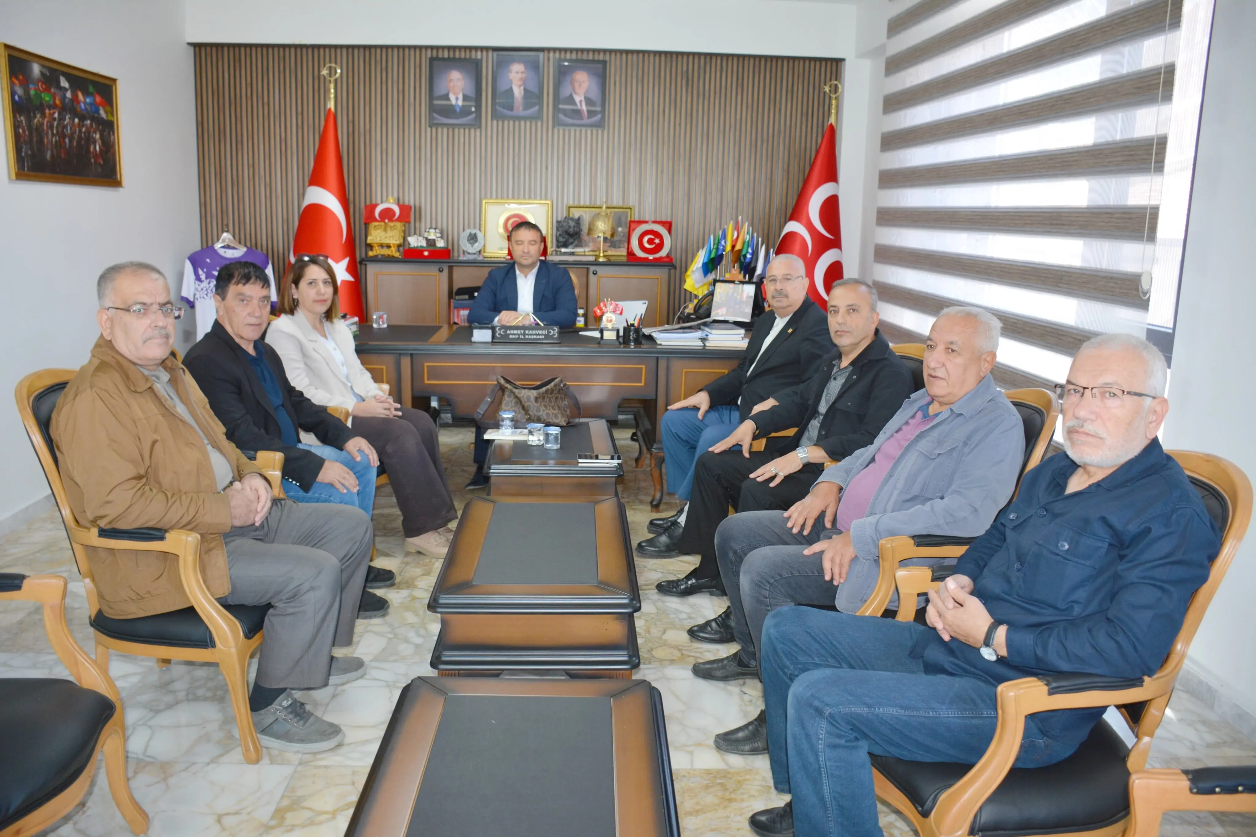 Yazarlar Derneği'nden MHP'ye Ziyaret