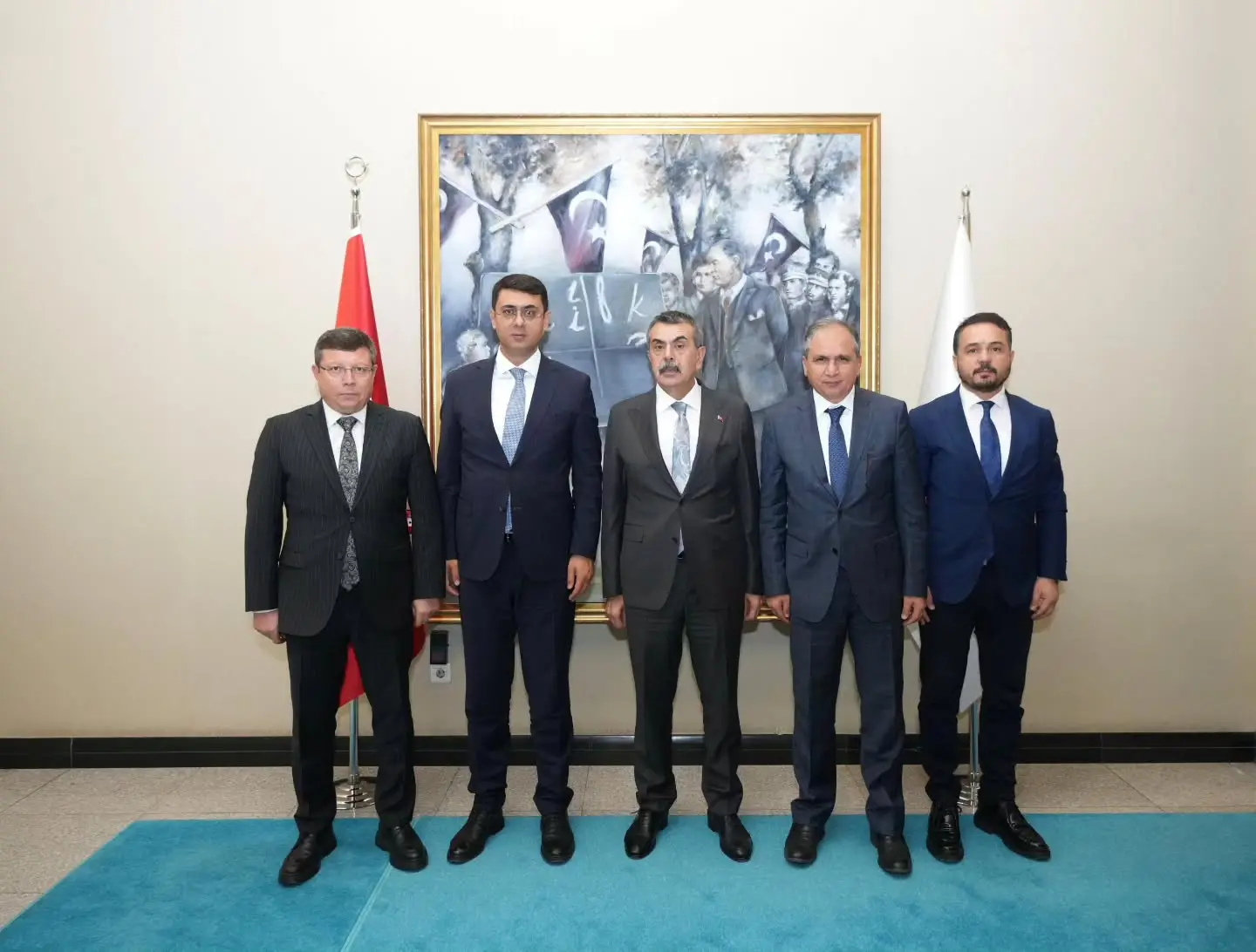 Uşak'ta Eğitim Yatırımları İçin Ziyaret Gerçekleşti