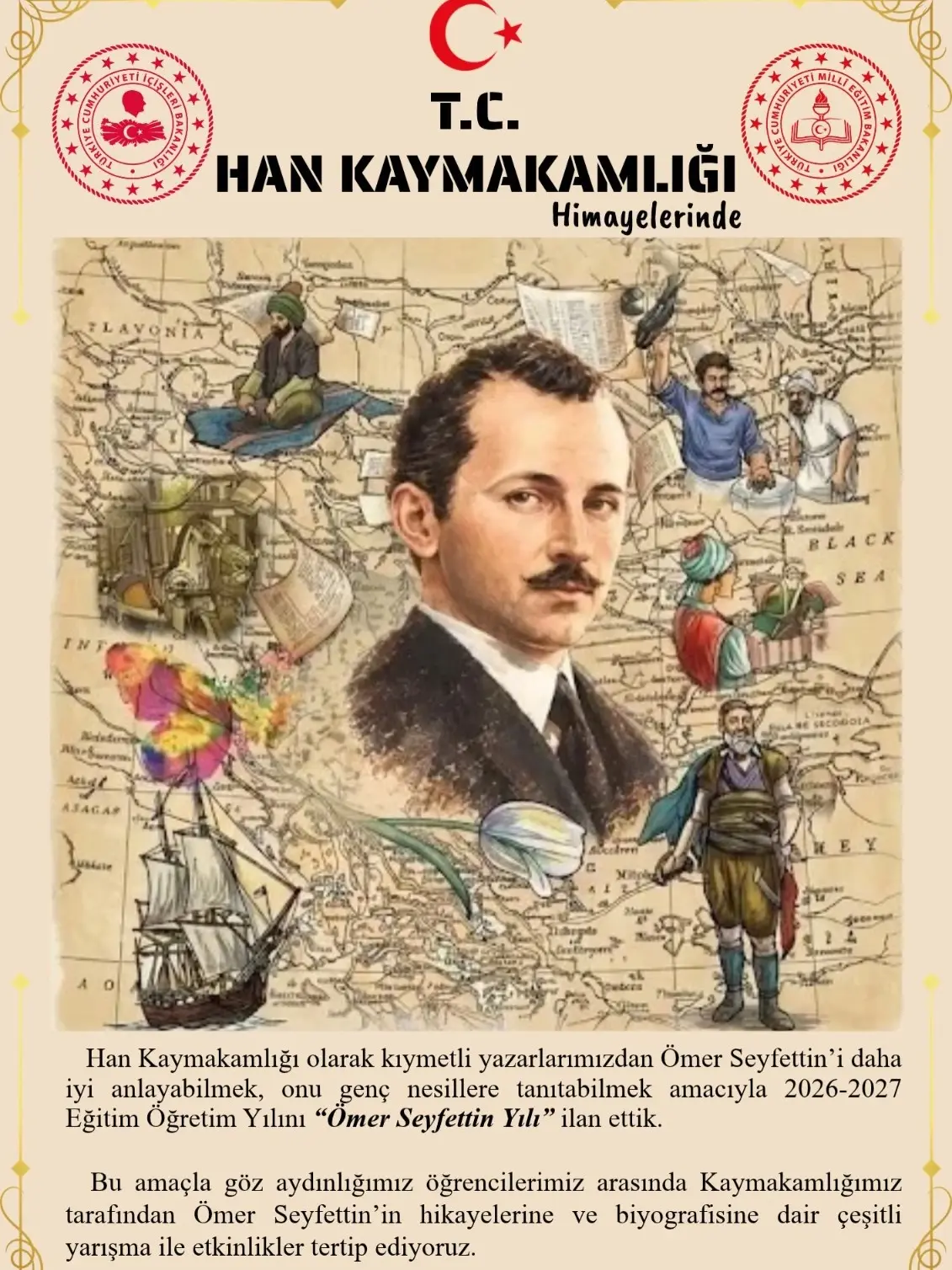 2026-2027 Eğitim Yılı Ömer Seyfettin Yılı İlan Edildi