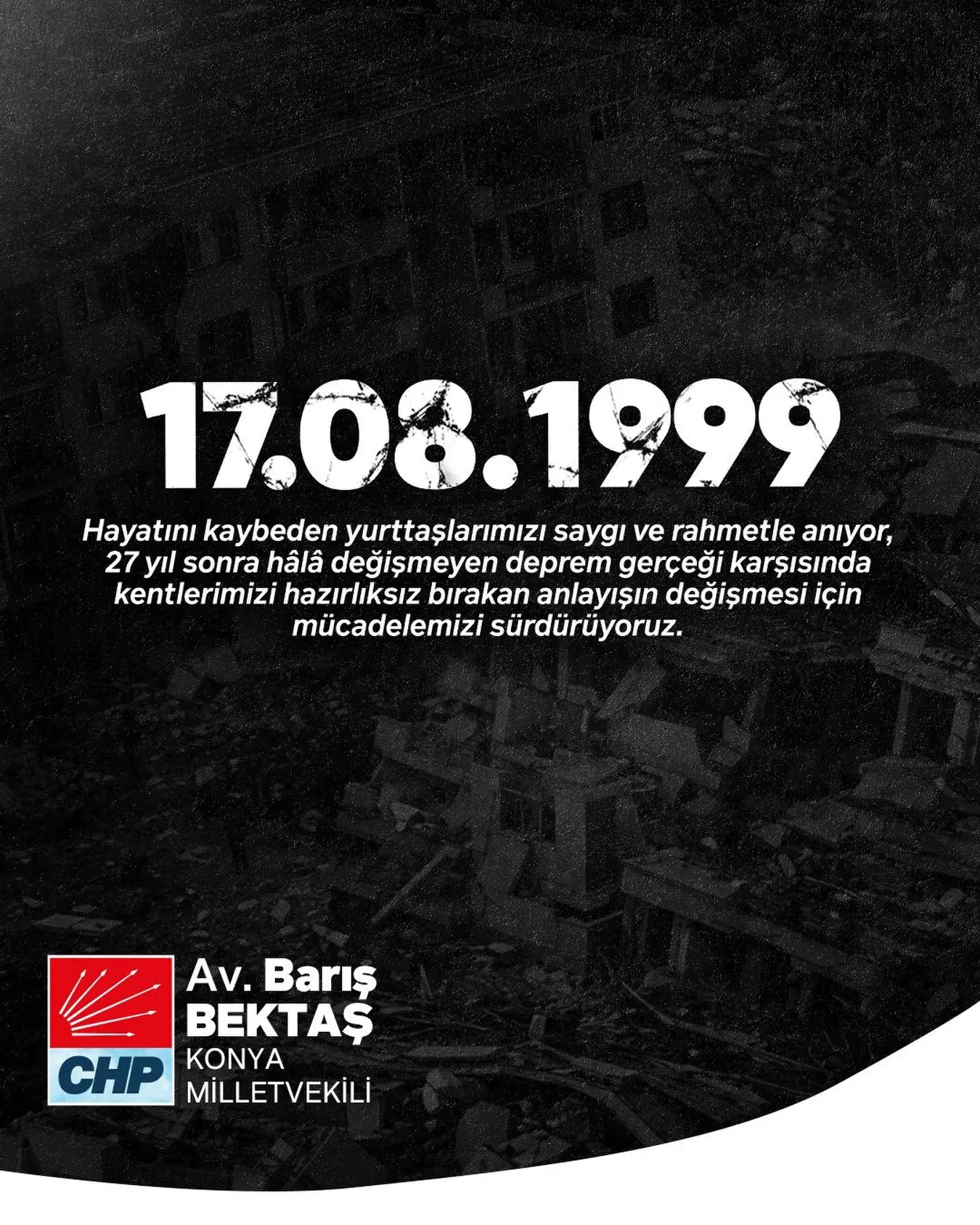 Depremde Kaybedilenler Anıldı