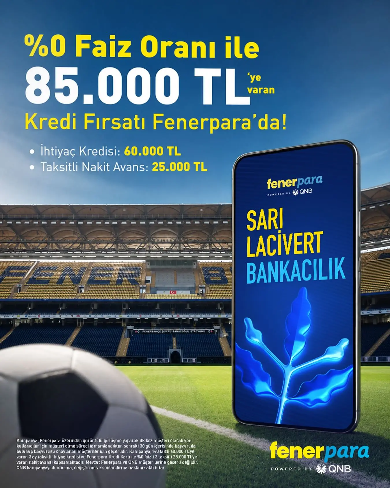 Fenerbahçe, Fenerpara ile özel kredi fırsatları sundu