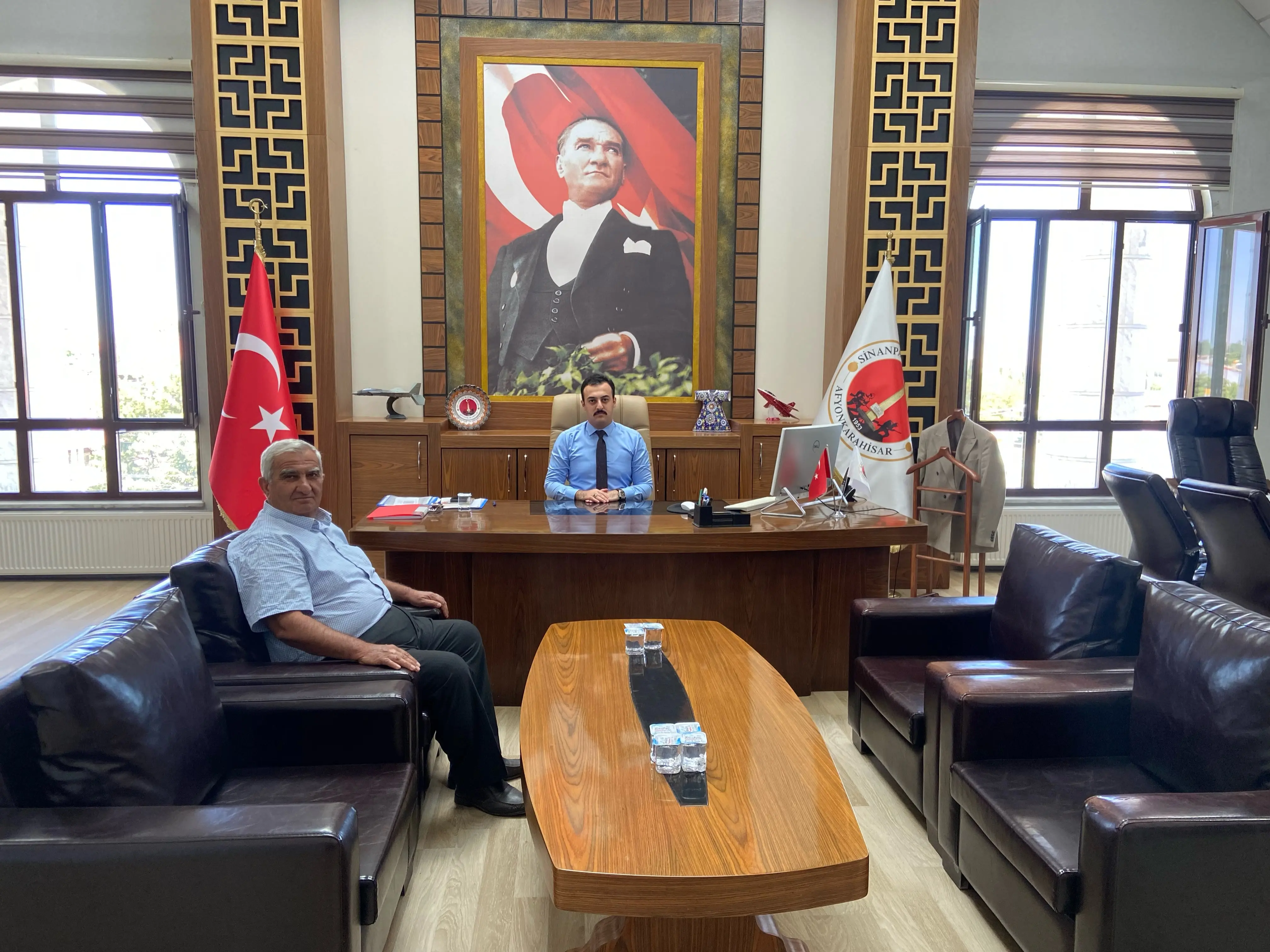 İş İnsanı Osman Geyik'ten Kaymakam'a Ziyaret