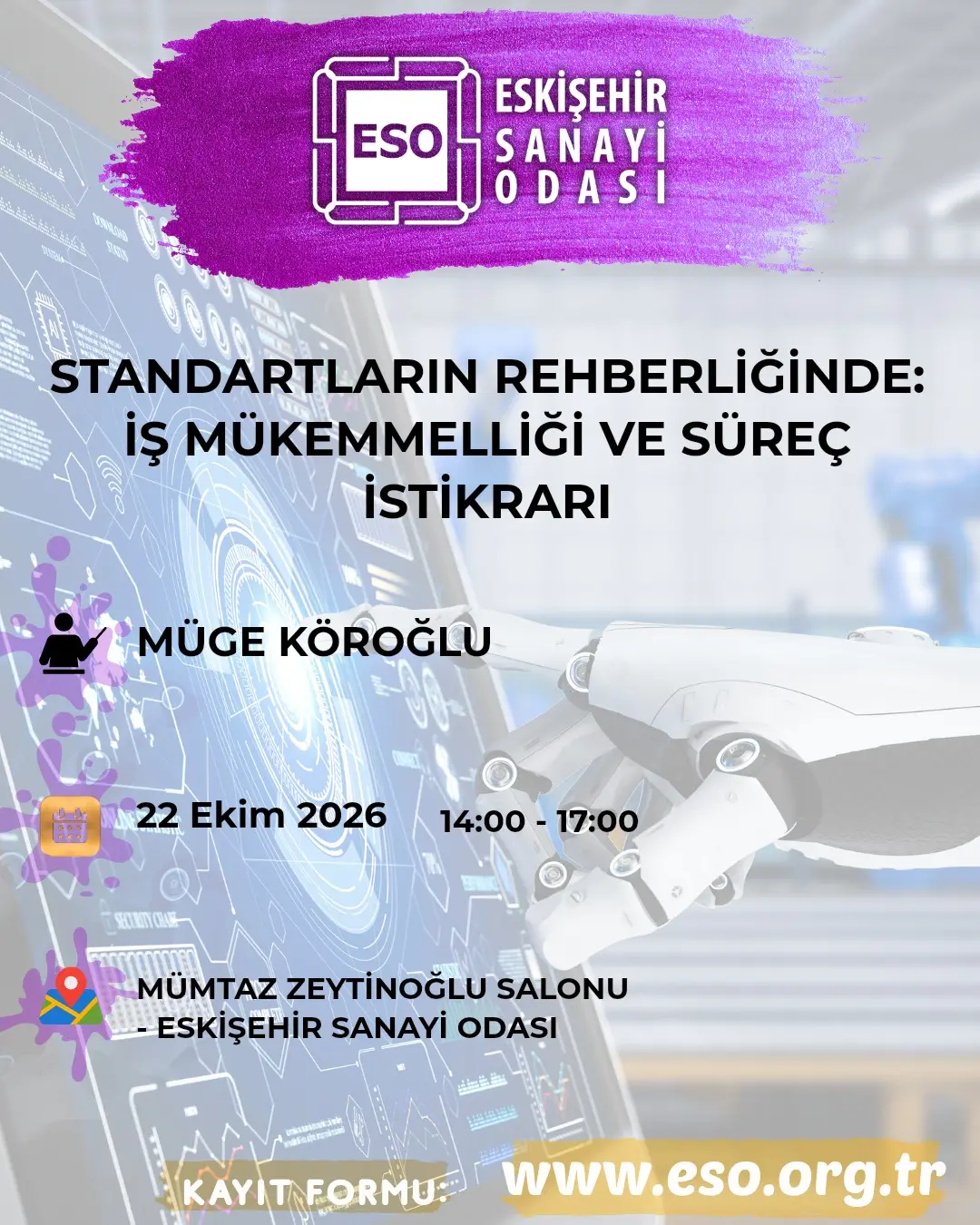 İş Mükemmelliği ve Süreç İstikrarı Eğitimi Duyuruldu