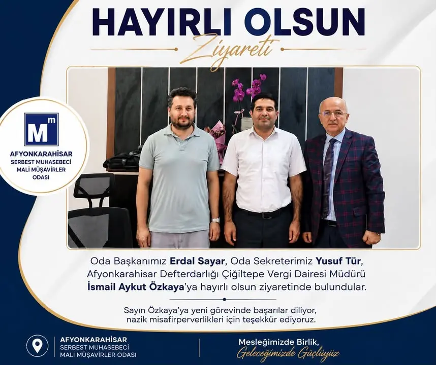 Afyonkarahisar Mali Müşavirler Odası'ndan Ziyaret