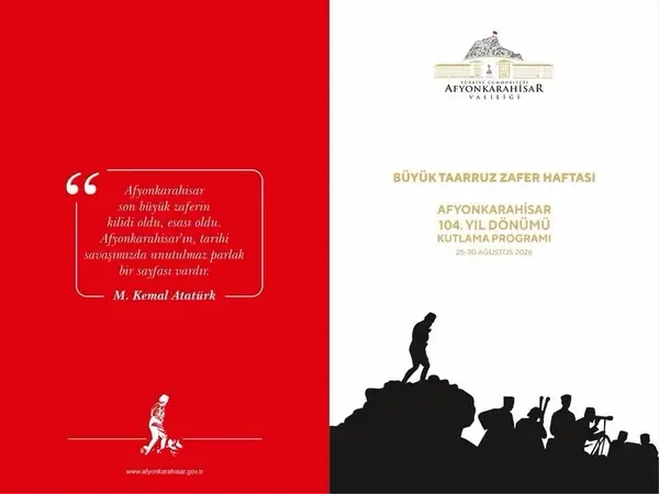 Büyük Taarruz Zafer Haftası 104. Yılı Kutlanacak