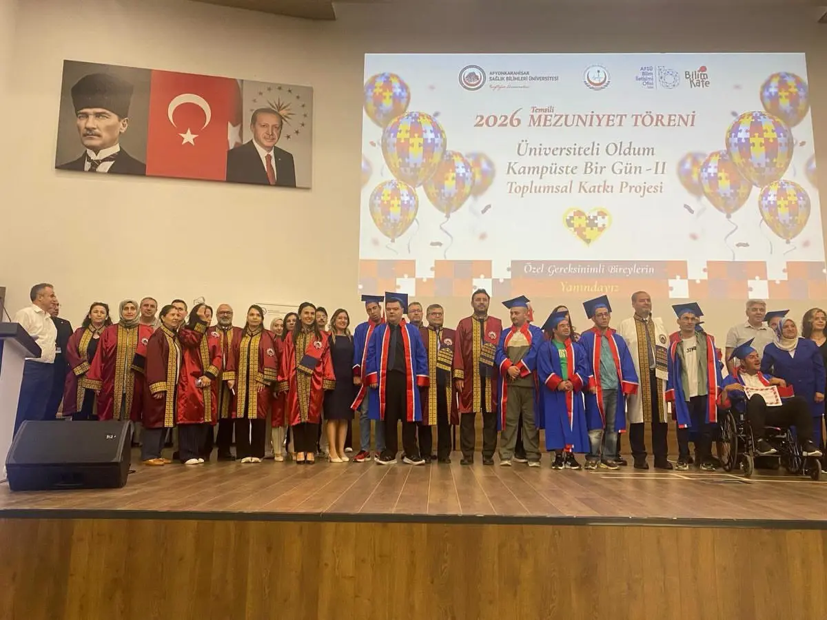 2026 Mezuniyet Töreni Engelli Bireyler İçin Düzenlendi