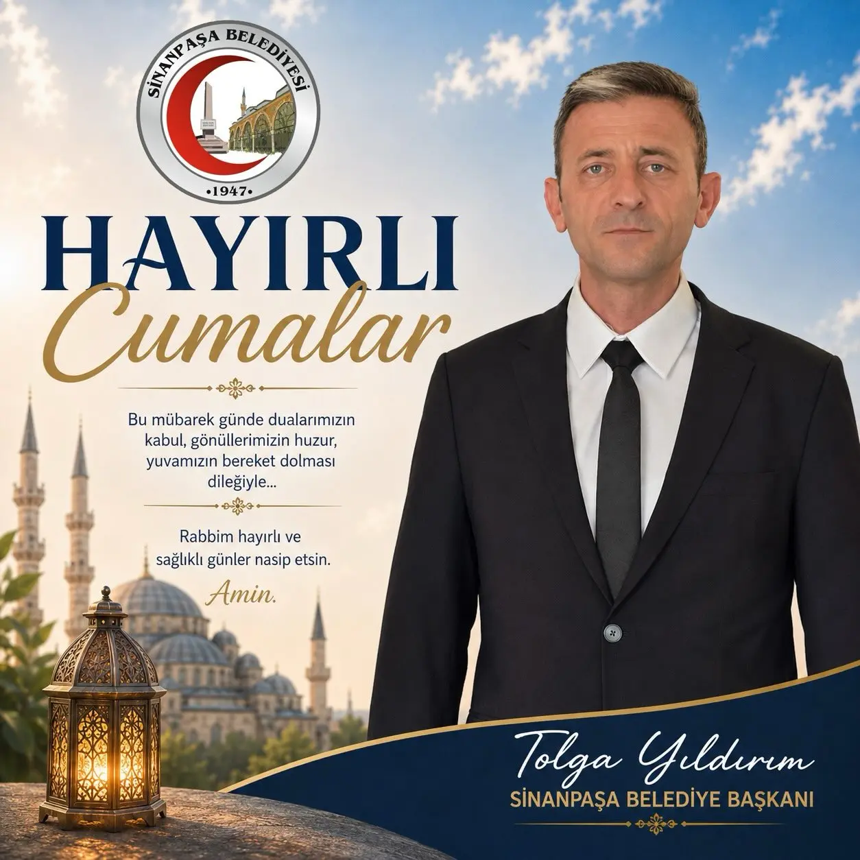 Başkan Yıldırım'dan hemşerilerine iyi dilekler