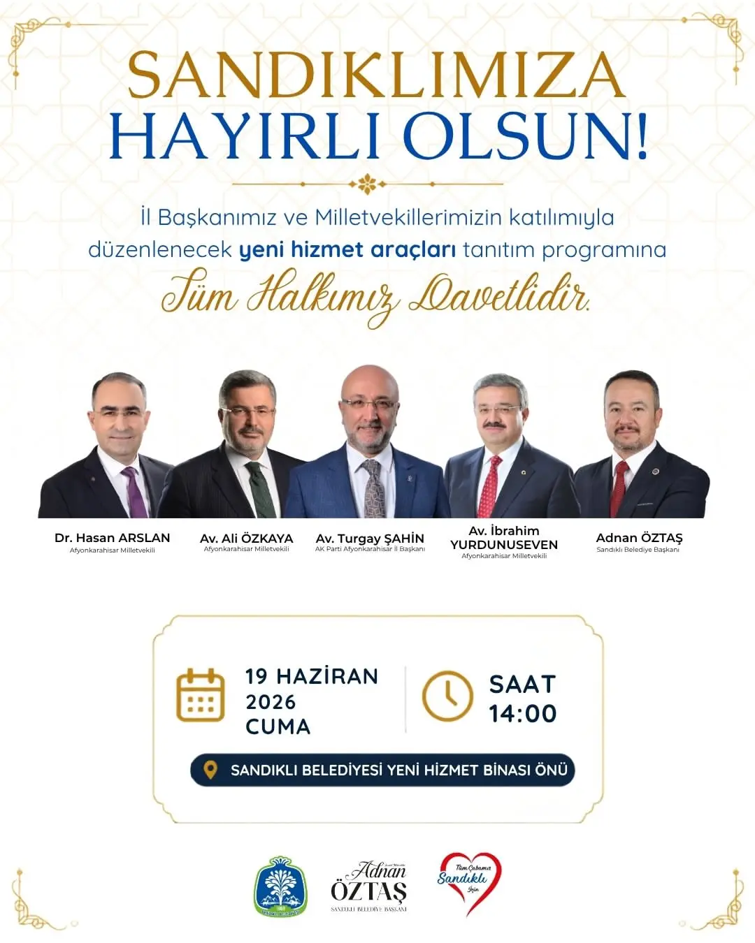 Yeni Hizmet Araçları Tanıtımı Yapılacak