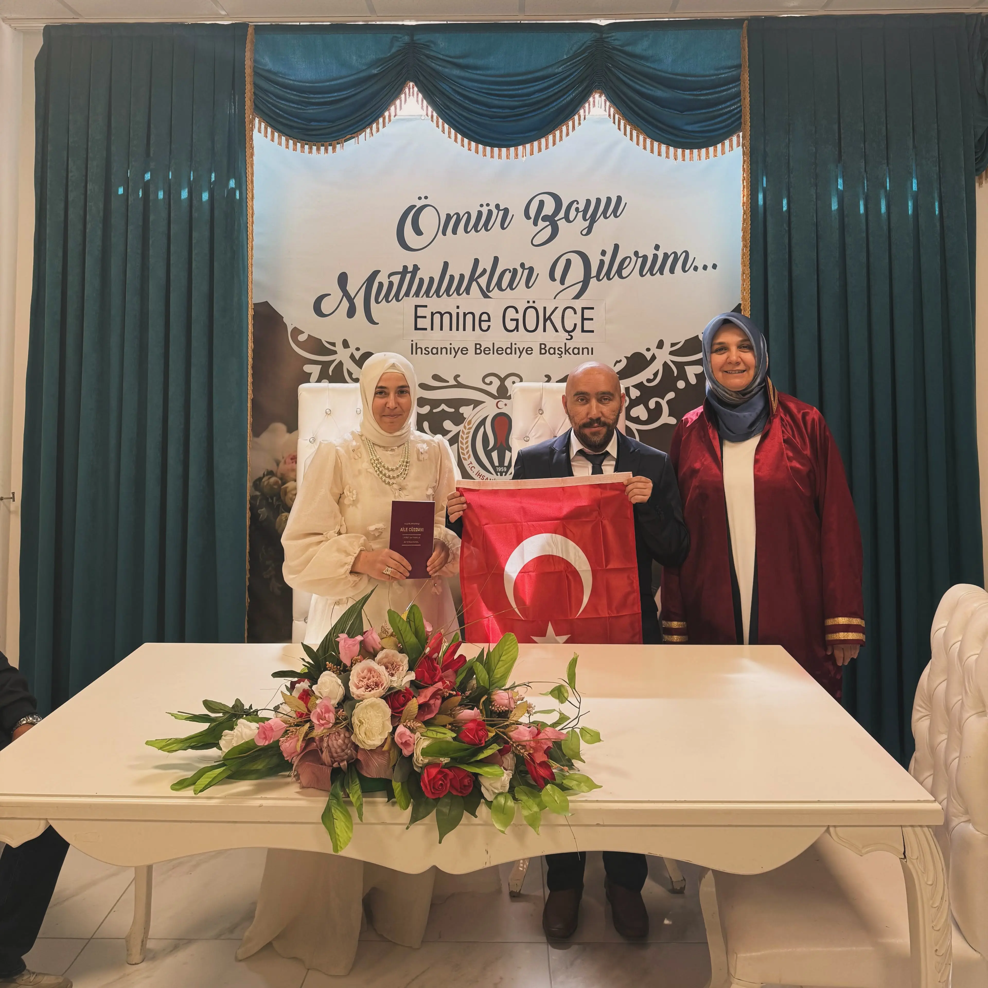 Sultan ve Emin çiftinin nikah töreni gerçekleşti