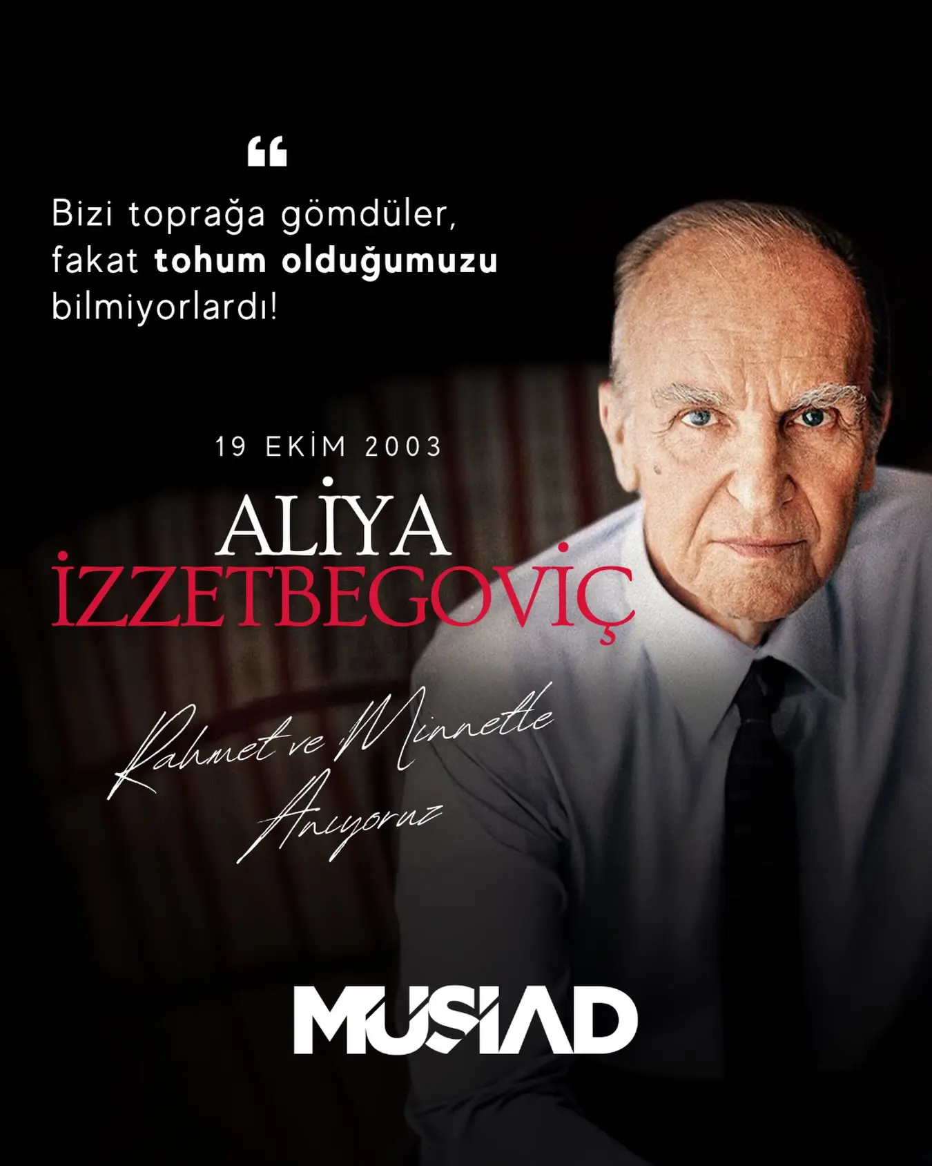 Aliya İzzetbegoviç anıldı