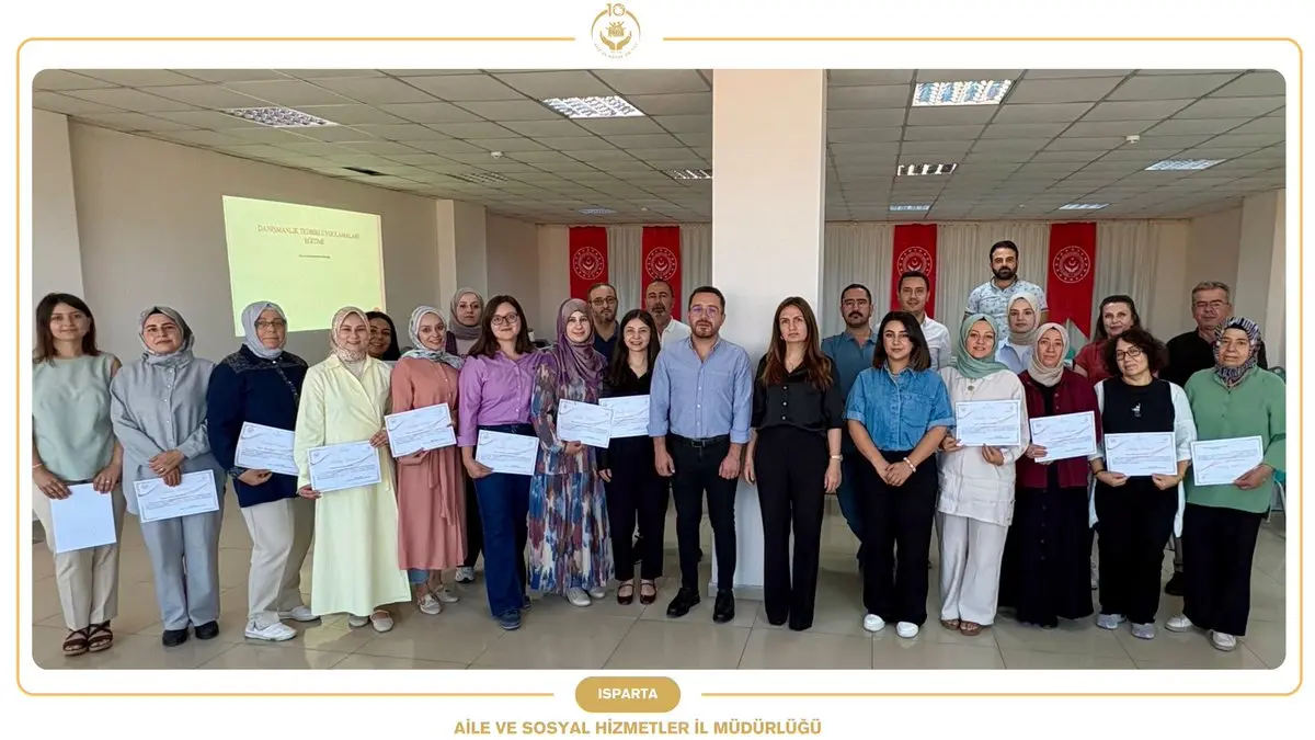 Isparta'da Danışmanlık Tedbiri Eğitimi Gerçekleştirildi