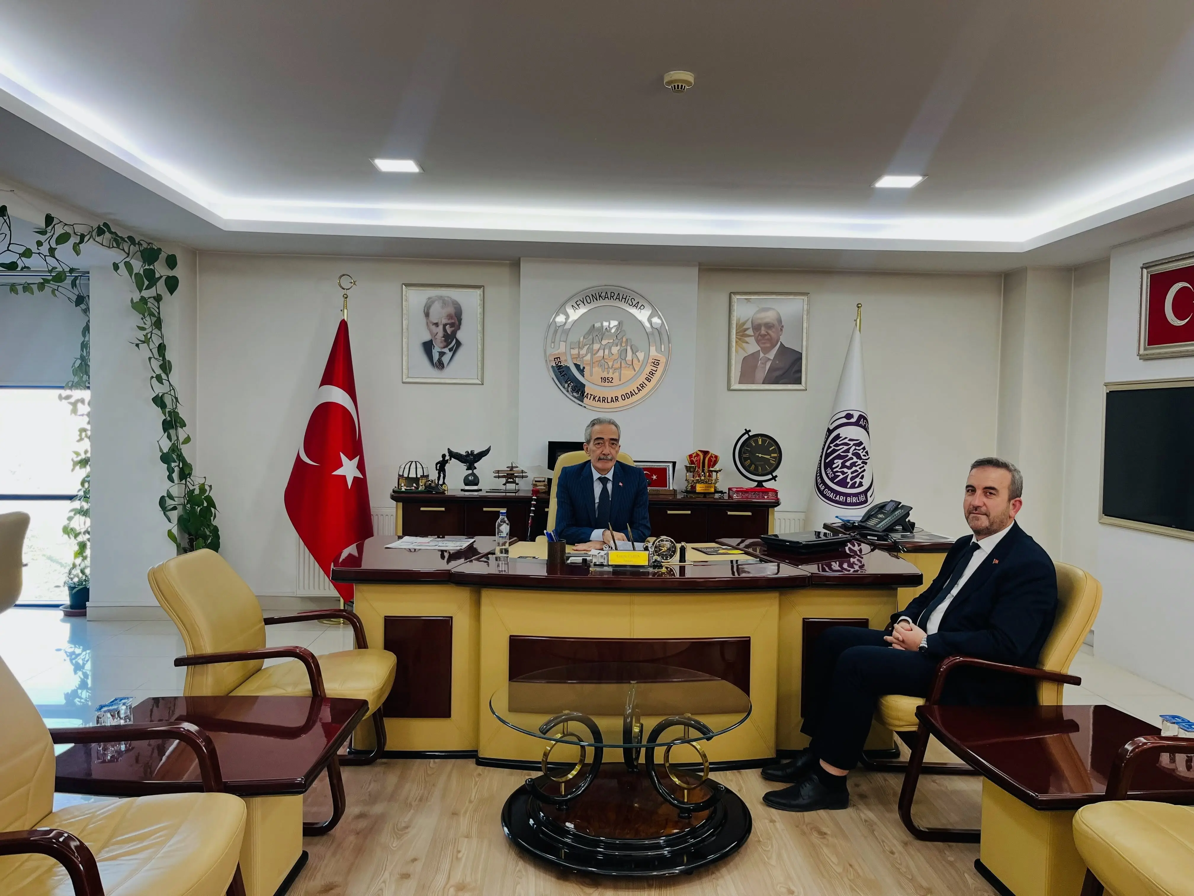 Ali Yıldırım'dan Cengiz Üstün'e Ziyaret